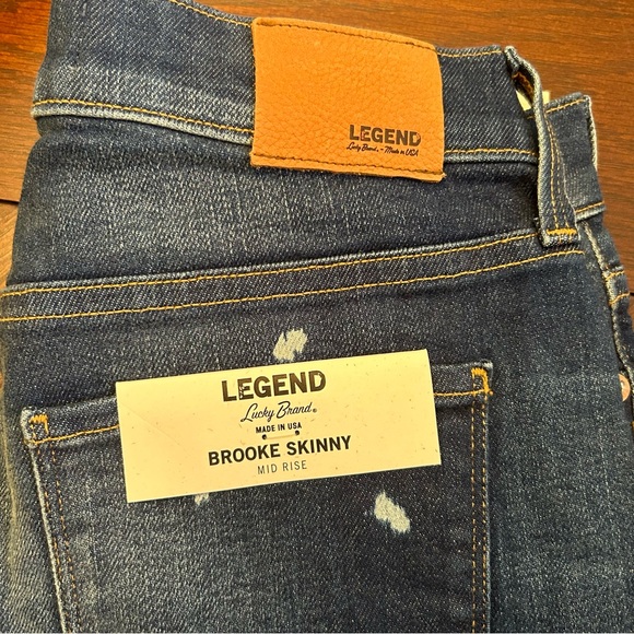 Lucky Brand Women’s Brooke Skinny Mid Rise Jeans Size 25 - Picture 2 of 5